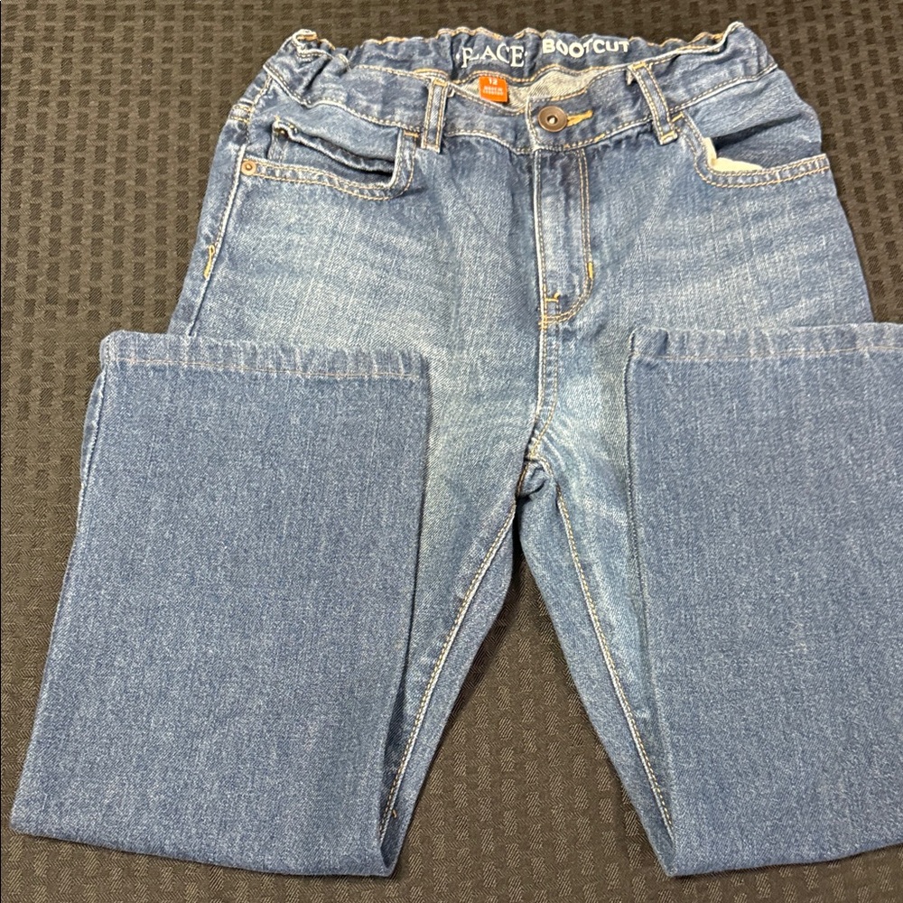 Place Boys Bootcut Jeans in Light Blue
